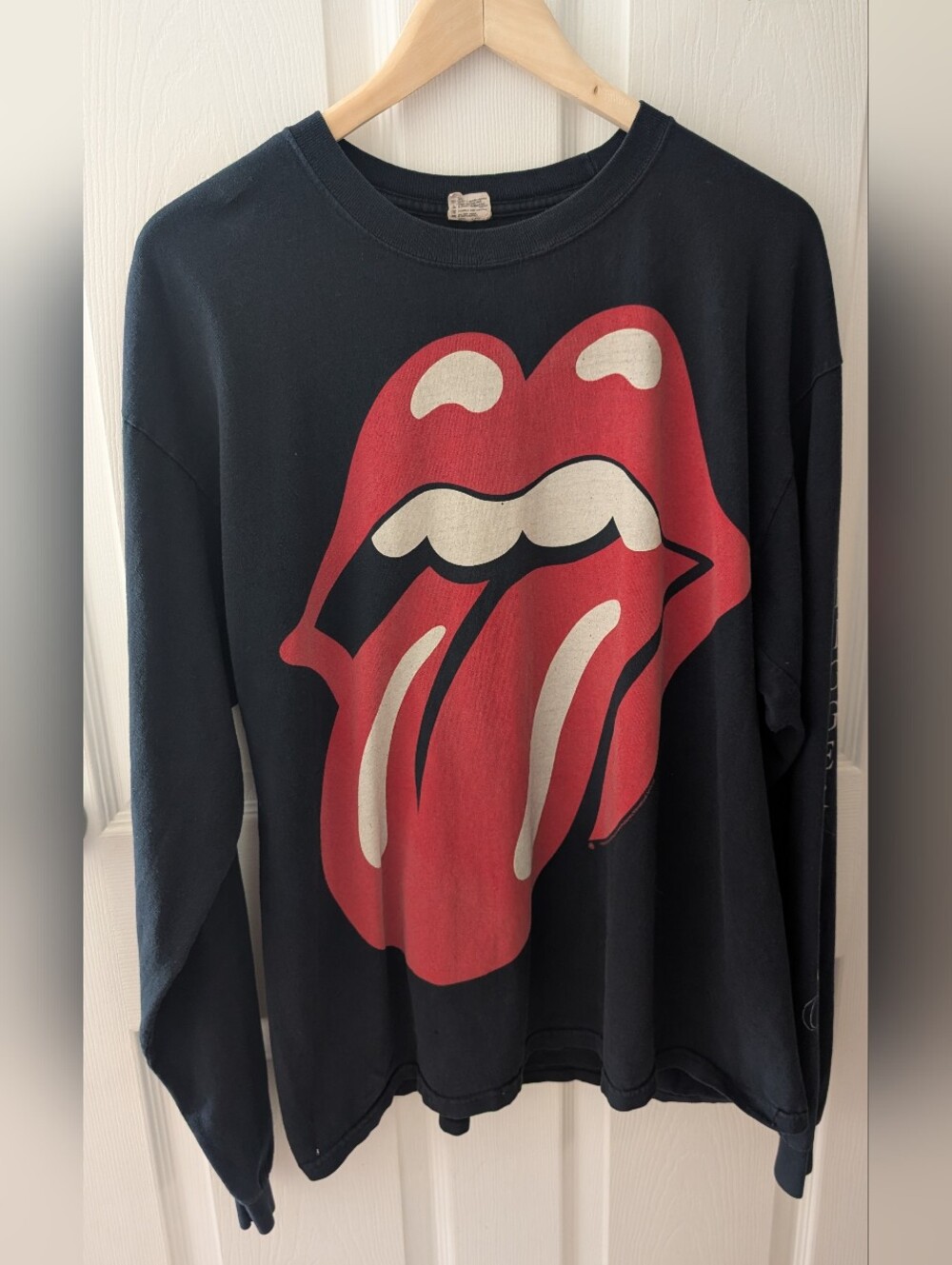 VINTAGE Rolling Stones 2006 Concert Long Sleeve T-shirt, 100% Cotton